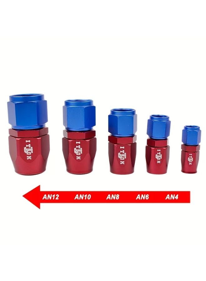 AN12 90 Degree Aluminum Swivel Hose End Fitting Universal Oil Fuel Adapter - Image 5
